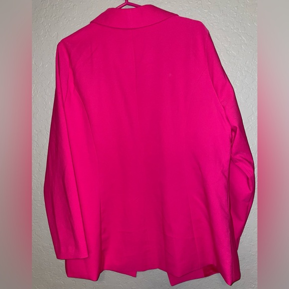 TORRID BLAZER JACKET HOT NEON PINK SIZE 1 = 1x = 14/ 16 RARE NWT - Picture 11 of 13